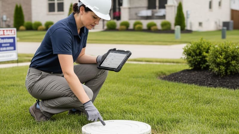 Septic inspection for real estate sale in Laurens County, GA